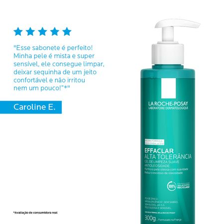 Gel Facial de Limpeza La Roche-Posay Effaclar Alta Tolerância 300 g