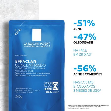 Refil Gel de Limpeza Effaclar Concentrado La Roche-Posay 240g