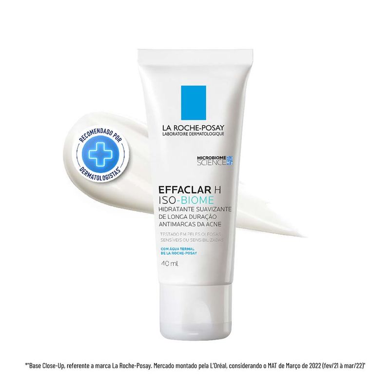 Hidratante Facial La Roche Posay Effaclar H Iso Biome 40ml
