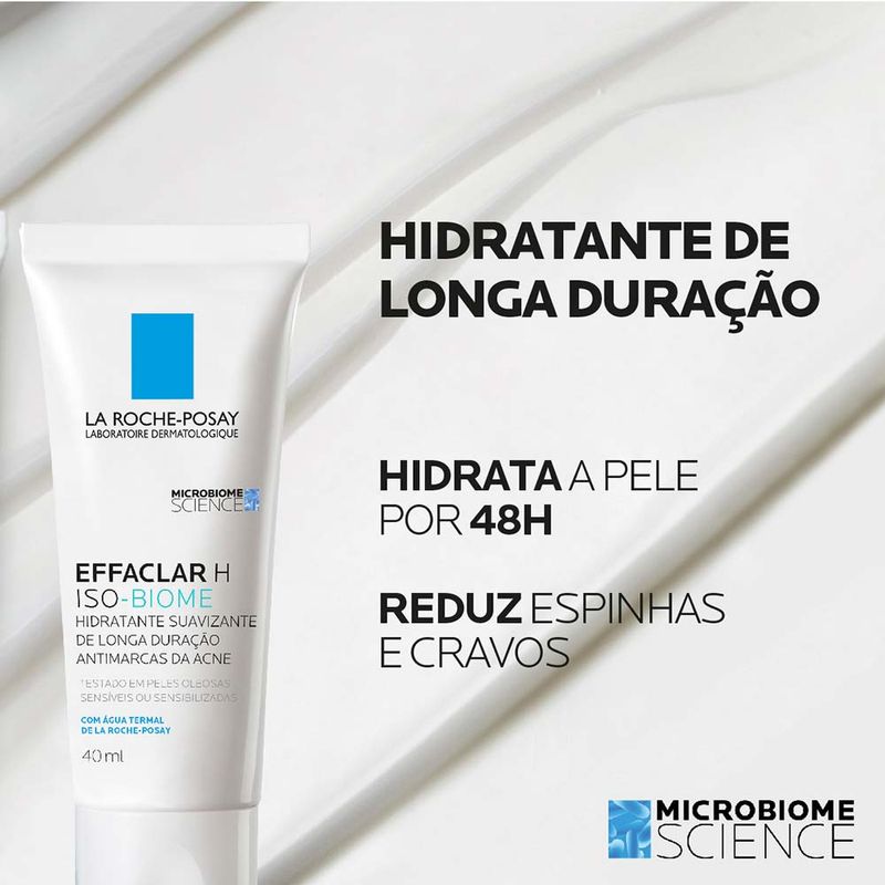 Hidratante Facial La Roche Posay Effaclar H Iso Biome 40ml