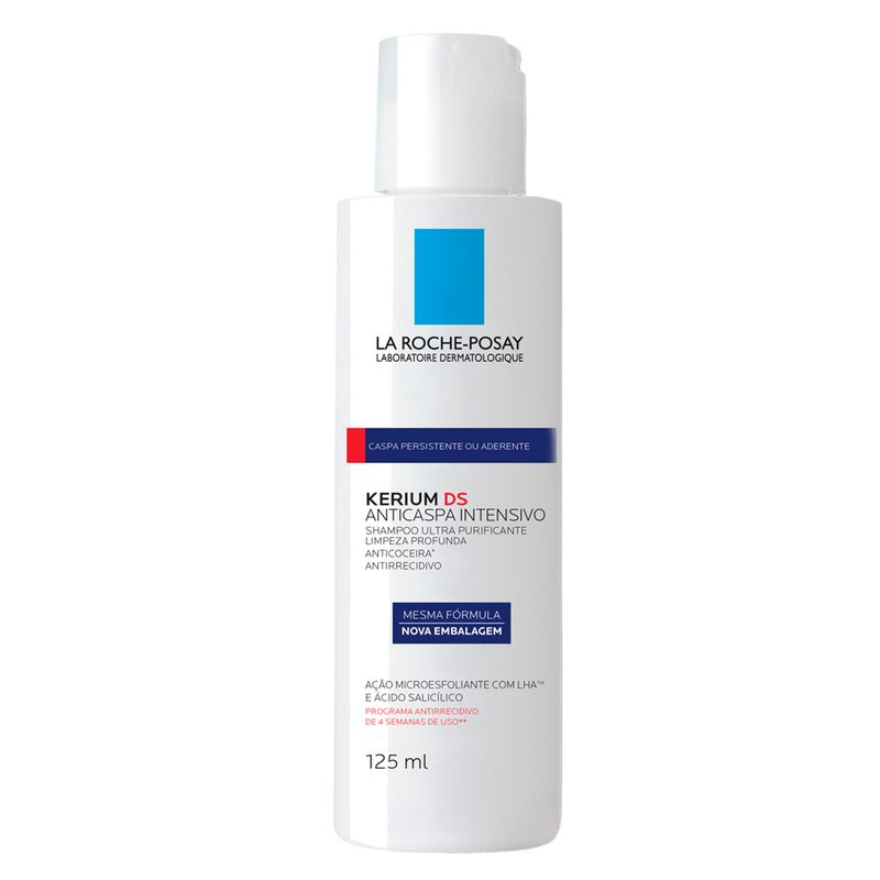 Kerium Ds La Roche-Posay - Shampoo Anticaspa de Ação Intensiva 125ml