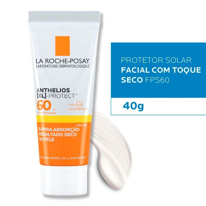 La Roche-Posay Anthelios XL Protect Kit com 2 Unidades – Protetor Solar Facial FPS60 – 40g Kit