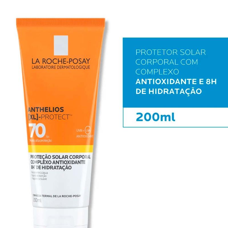 La Roche-Posay Anthelios XL Protect Kit – Protetor Solar Corporal FPS70 – 200ml + Protetor Solar Facial FPS60 – 40g Kit