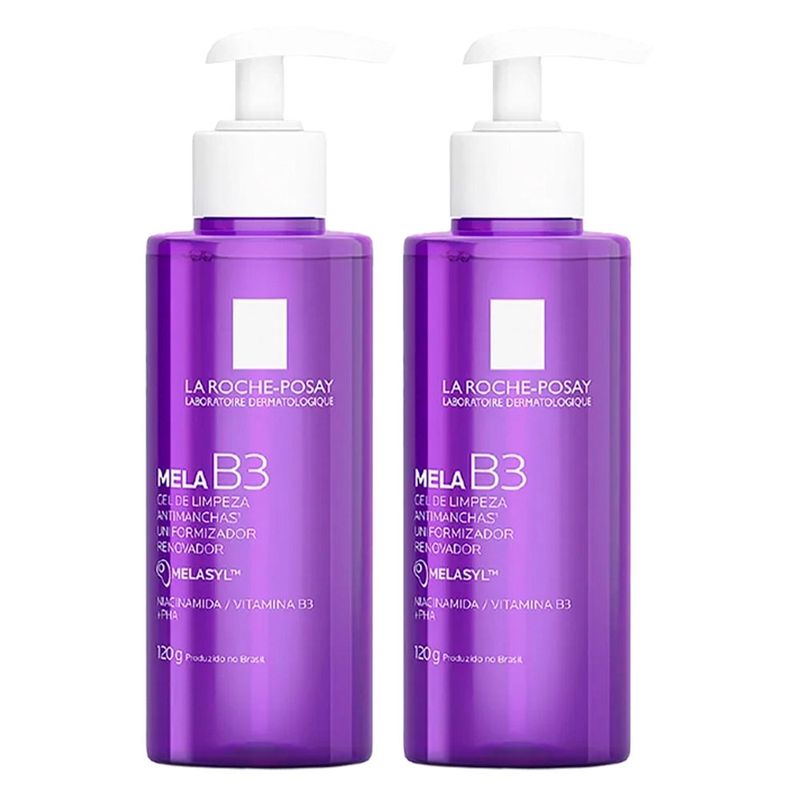 La Roche-Posay Gel de Limpeza Antimanchas Mela B3 Kit com 2 Unidades Kit