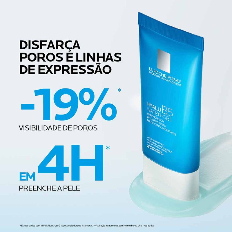 Primer Preenchedor de Linhas Finas Matificante La Roche-Posay Hyalu B5 Water Gel 40g