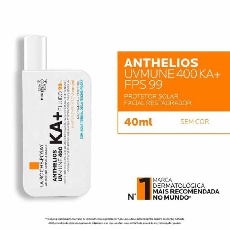 Protetor Solar Anthelios UVMune 400 KA+ FPS99 La Roche Posay 40ml