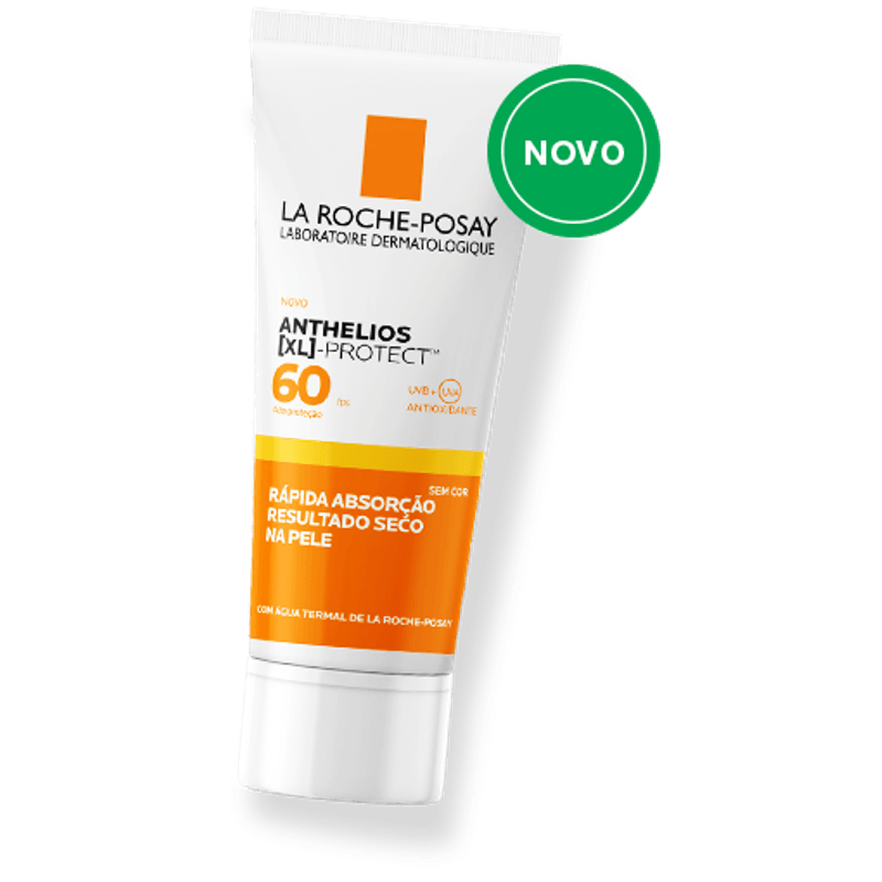 Protetor Solar Facial FPS 60 para Peles Oleosas Sem Cor Anthelios XL Protect La Roche-Posay 40g