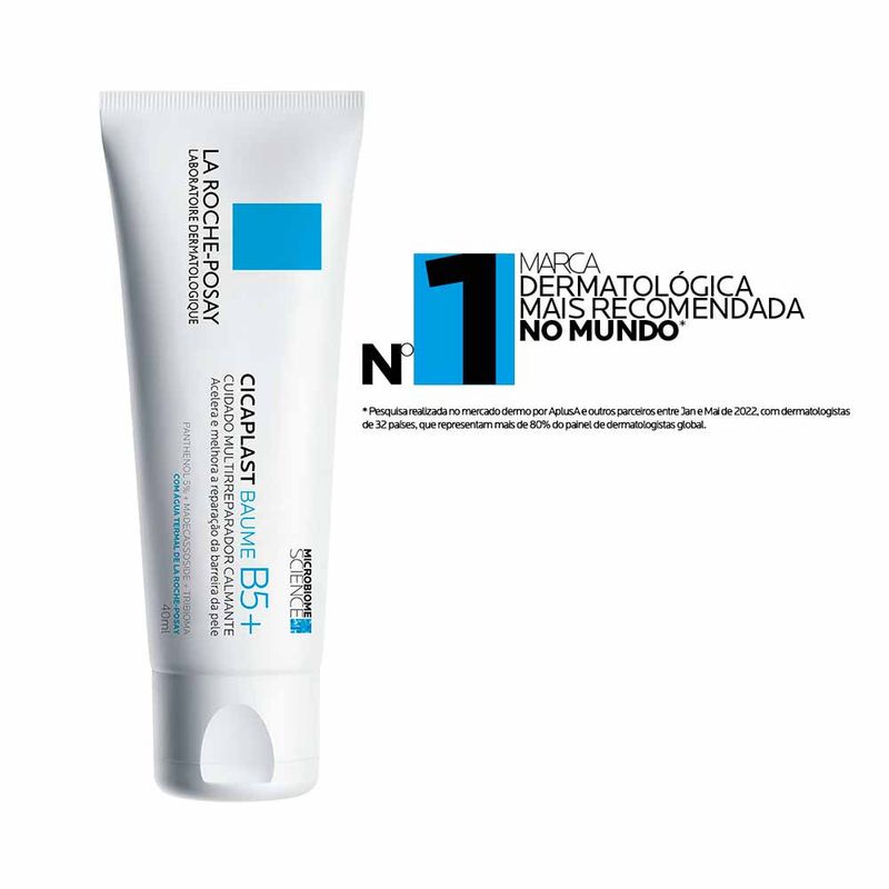 Hidratante Corporal Multirreparador para Pele Sensível e Irritada La Roche-Posay Cicaplast Baume B5+ 20ml - Reparação e Acalmação Intensiva