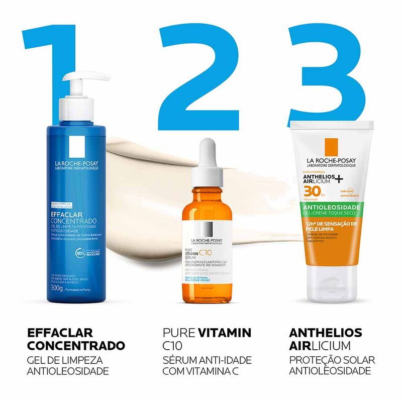 Protetor Solar Facial Antioleosidade La Roche Posay Anthelios Airlicium+ FPS30 40g