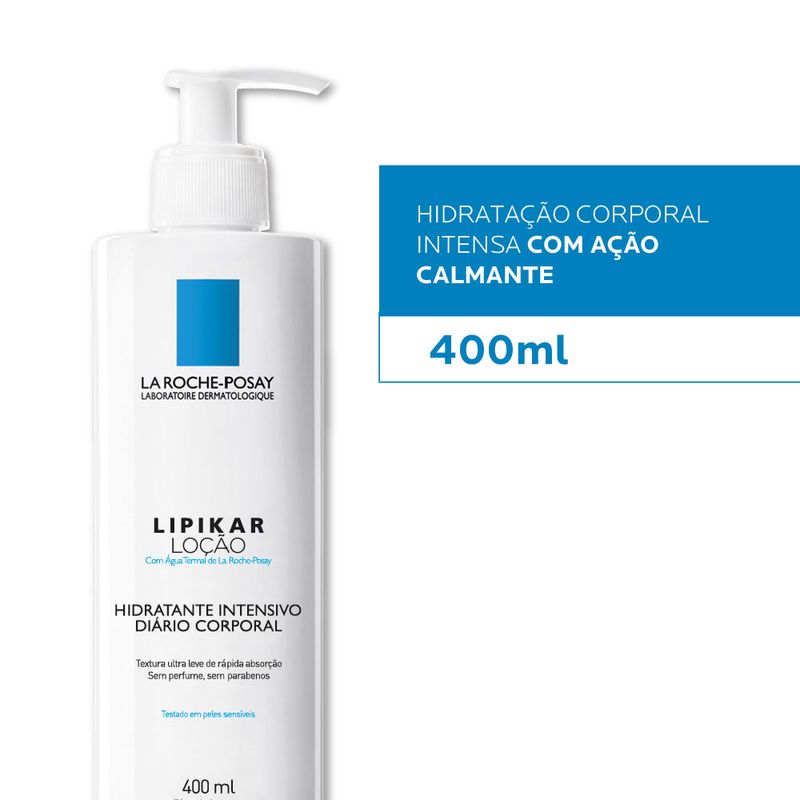 Lipikar Loção La Roche Posay - Hidratante Corporal 400ml