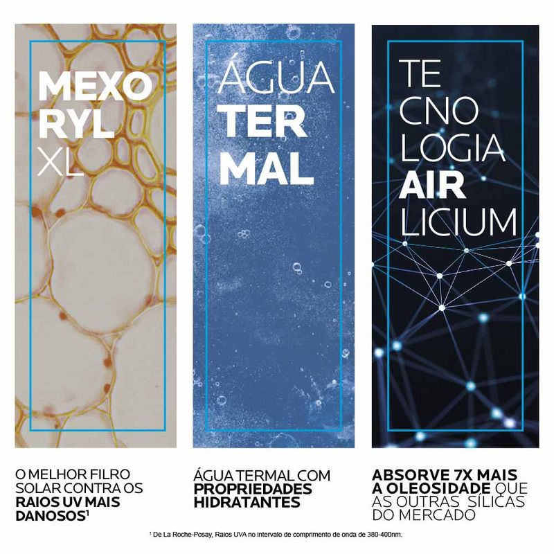 Protetor Solar Facial com Cor Antioleosidade FPS80 La Roche Posay Anthelios Airlicium+ 40g 6.0