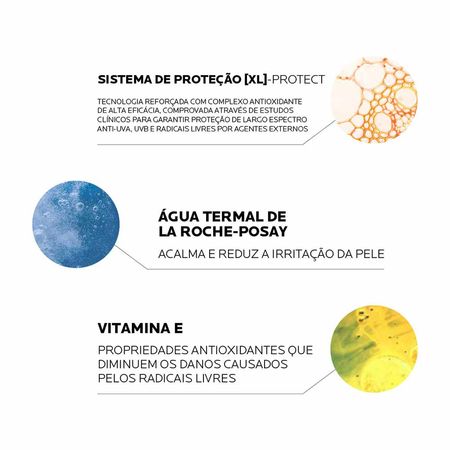 Protetor Solar Facial com Cor La Roche Posay – XL Protect FPS 60 2.0